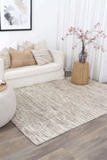 Copacabana Diamond Beige Wool Rug detail 4