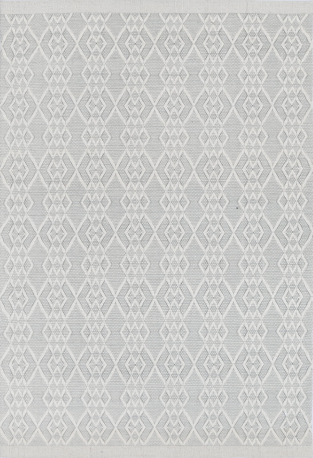 Copacabana Diamond Grey Wool Rug