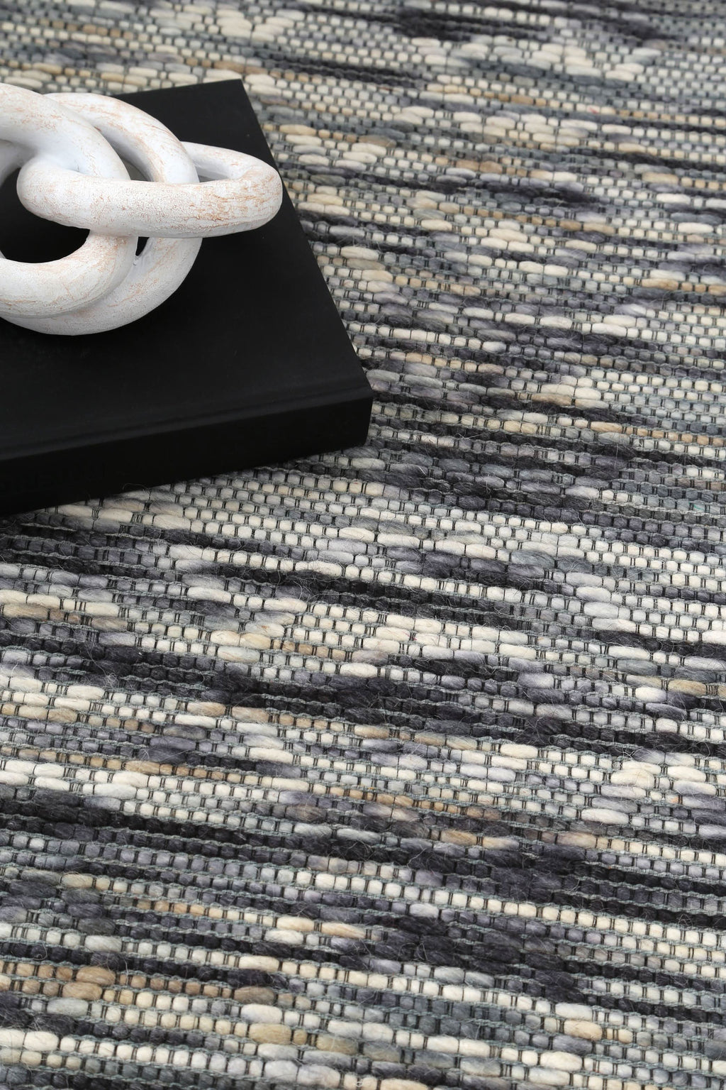 Copacabana Diamond Stone Wool Rug wool rug – product view 2