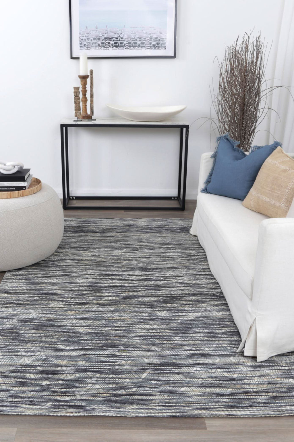 Copacabana Diamond Stone Wool Rug wool rug – product view 6