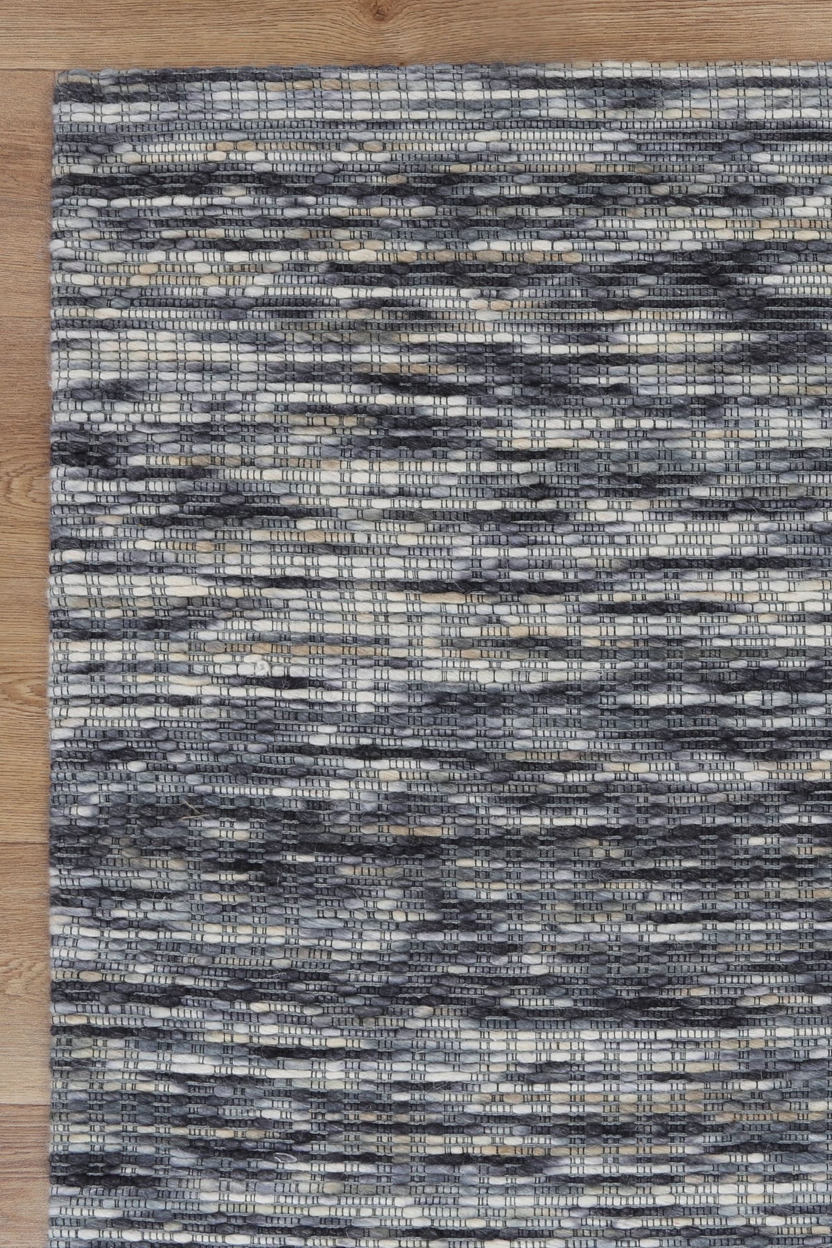 Copacabana Geometric Stone Wool Rug wool rug – product view 2