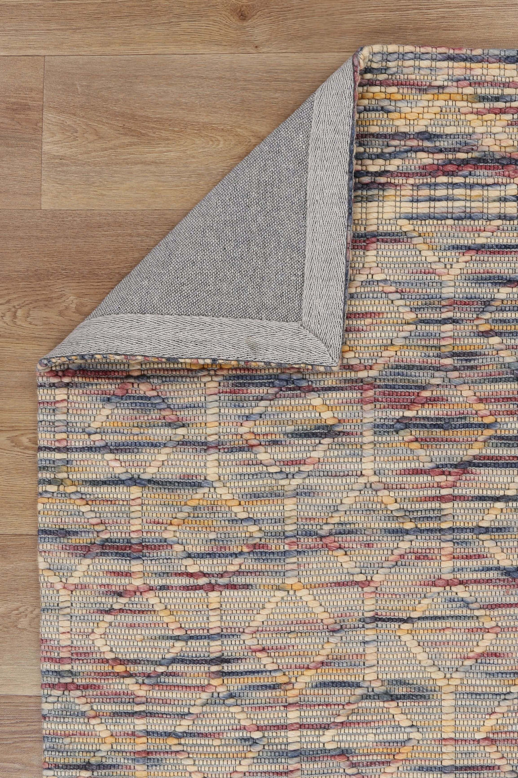 Copacabana Lattice Multi Wool Rug detail 5