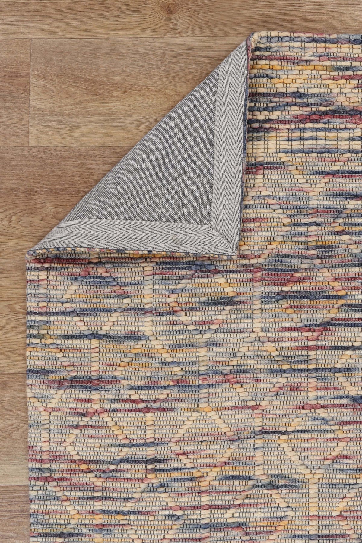 Copacabana Lattice Multi Wool Rug detail 5