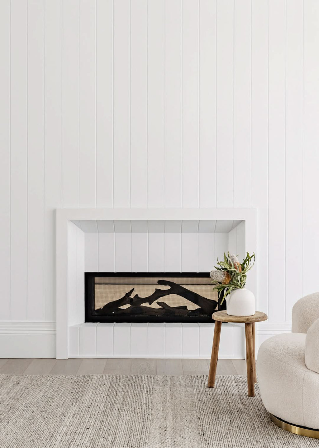 Darren Palmer Paperbark Oatmeal rug – view 2