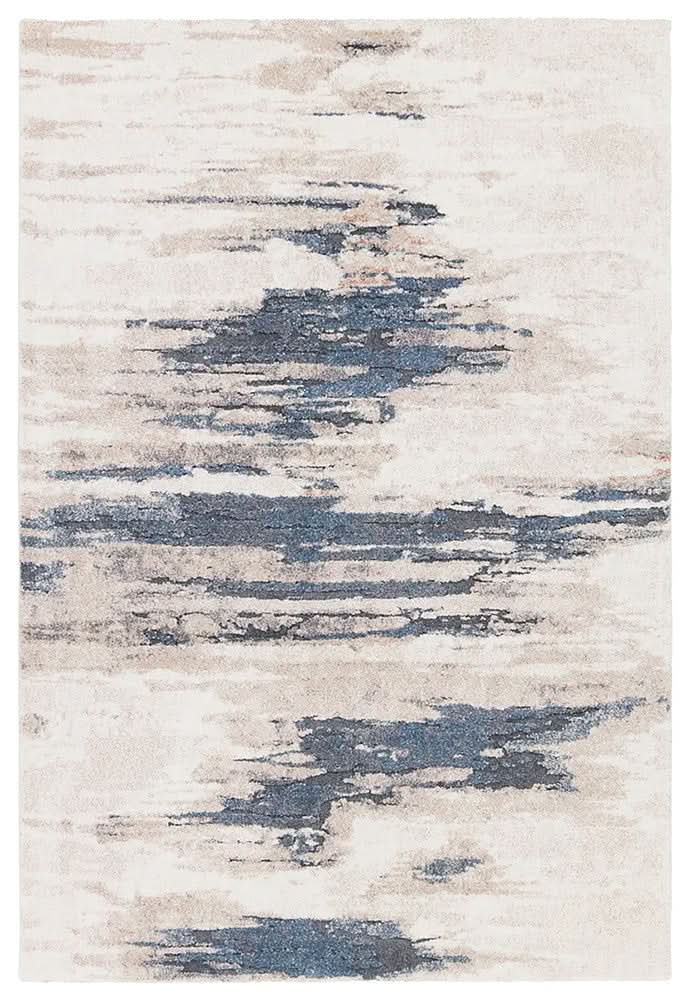 Dune Polar Blue Abstract Rug