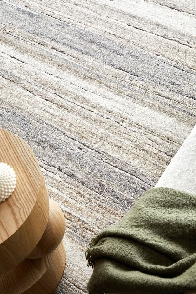 Dune Silver Textured Rug