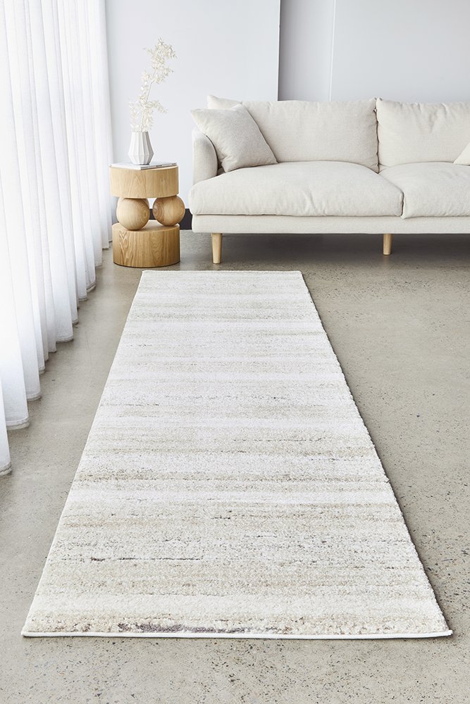 Dune Natural textured hallway runner