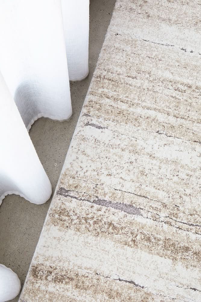 Dune Natural Textured Rug in cream and beige – 160 x 230 cm