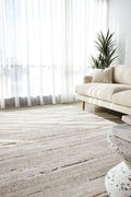 Dune Natural Textured Rug in cream and beige – 160 x 230 cm