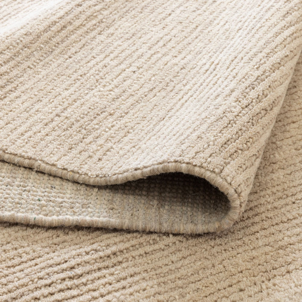 Eco Breeze Wool Beige wool rug – product view 4
