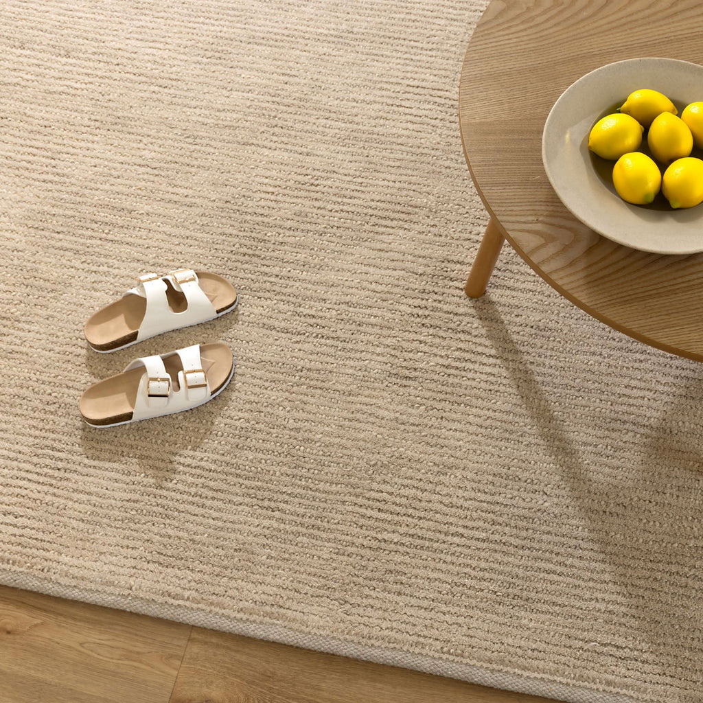 Eco Breeze Wool Beige wool rug – product view 5