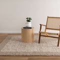 Eco Weave Plain Border Cream Beige Jute and Wool Rug wool rug – product view 5