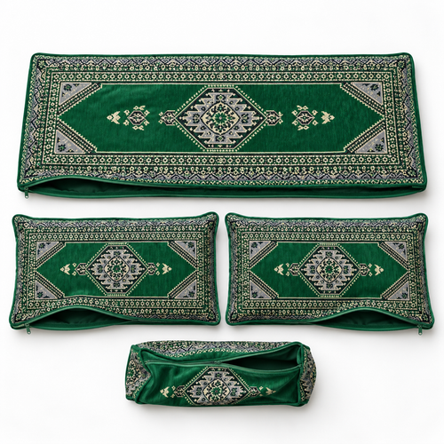Green Palace Arabic sofa covers only – four-piece set without foam