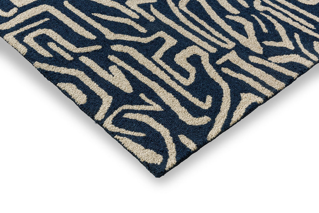 Harlequin Armonia Blue Outdoor Rug 443608