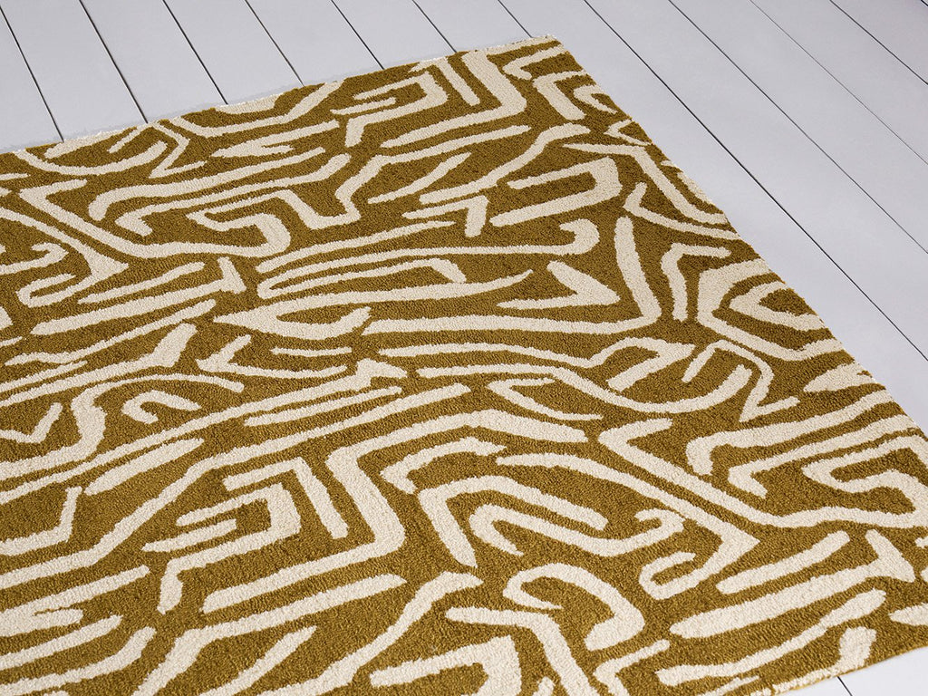 Harlequin Armonia Ochre - Gold Outdoor Rug 443606