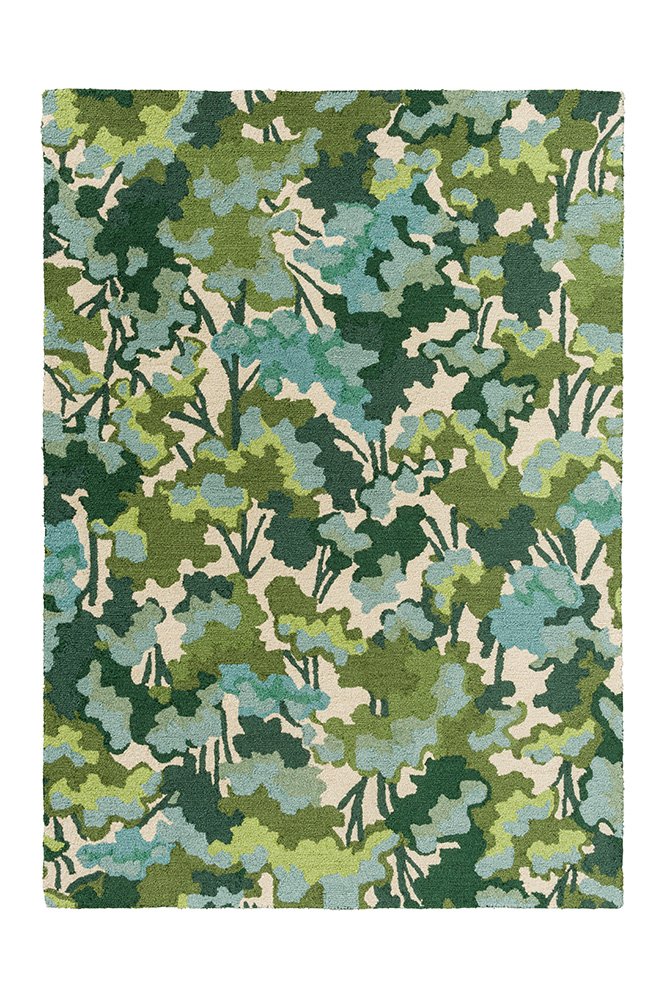 Harlequin Canopy Green Outdoor Rug 443807