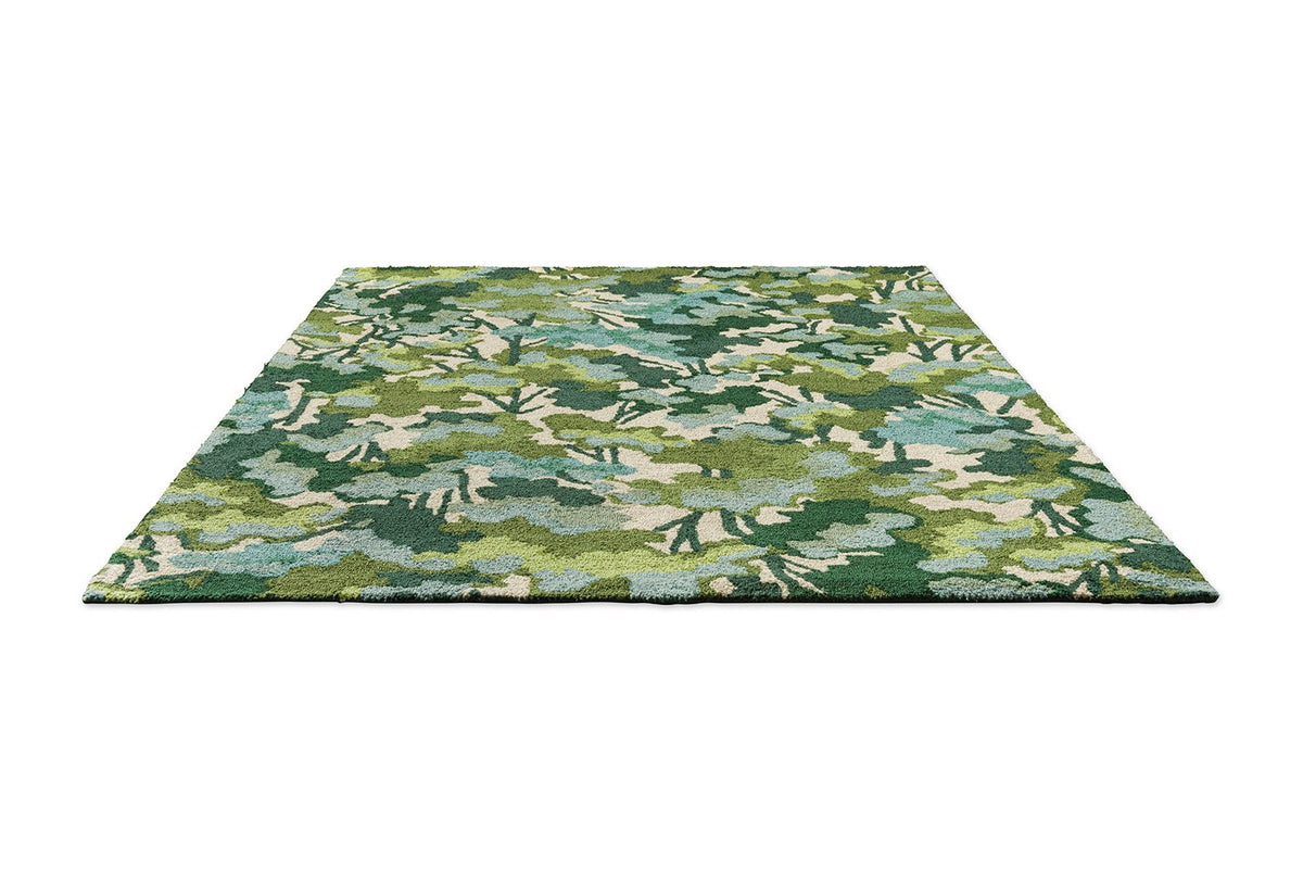 Harlequin Canopy Green Outdoor Rug 443807