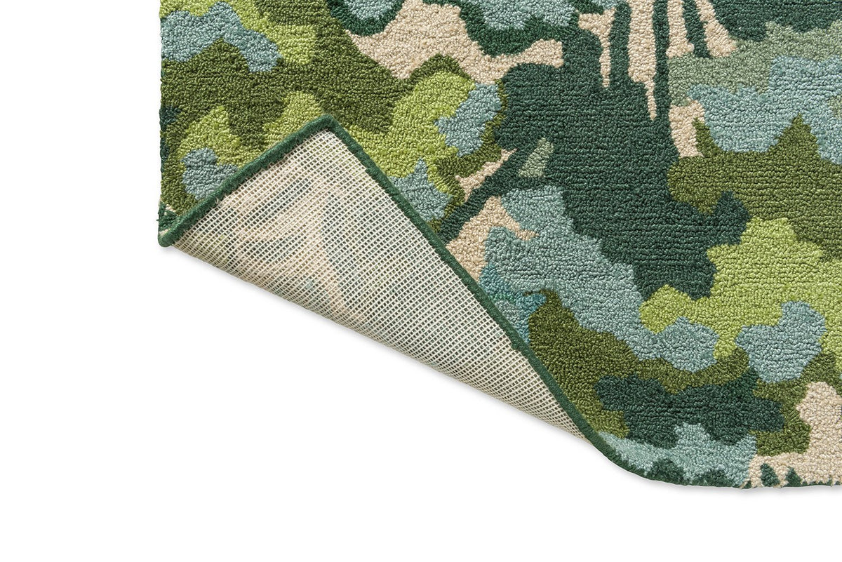 Harlequin Canopy Green Outdoor Rug 443807