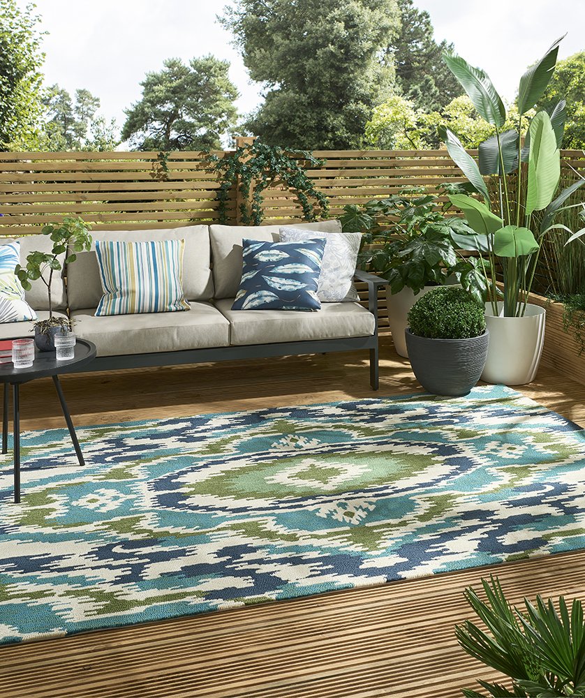 Harlequin Fioria Emera Outdoor Rug 442007