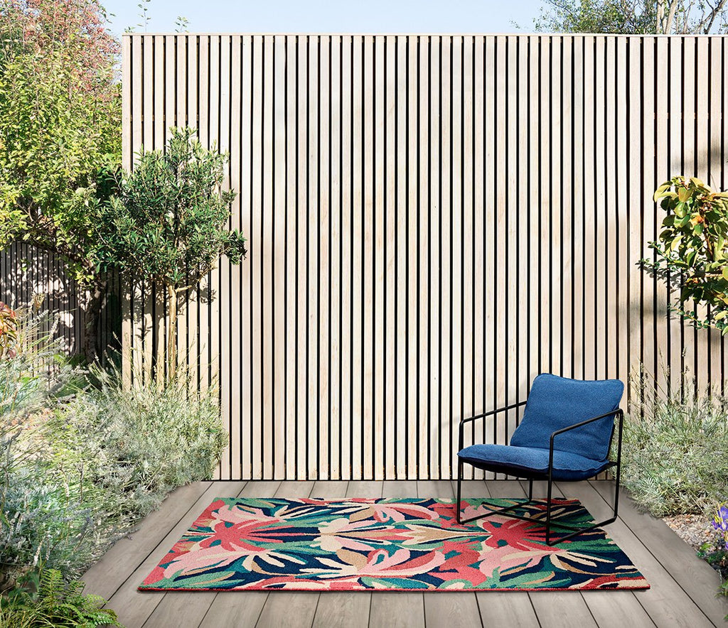 Harlequin Rosella Pink Outdoor Rug 443202