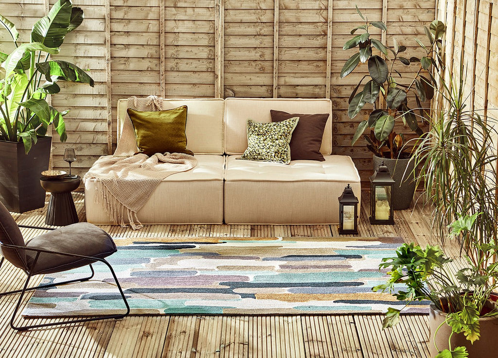 Harlequin Tratto Sea Glass Outdoor Rug 444804