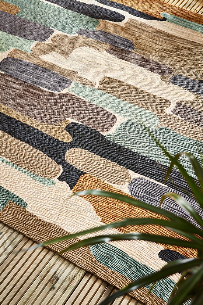 Harlequin Tratto Sea Glass Outdoor Rug 444804