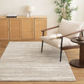 Korra K200 modern rug styled in a contemporary living room