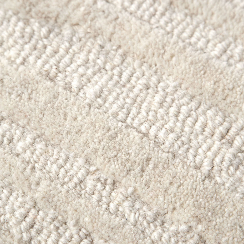 Les Nomades Sandstorm Cream Wool Rug wool rug – product view 6