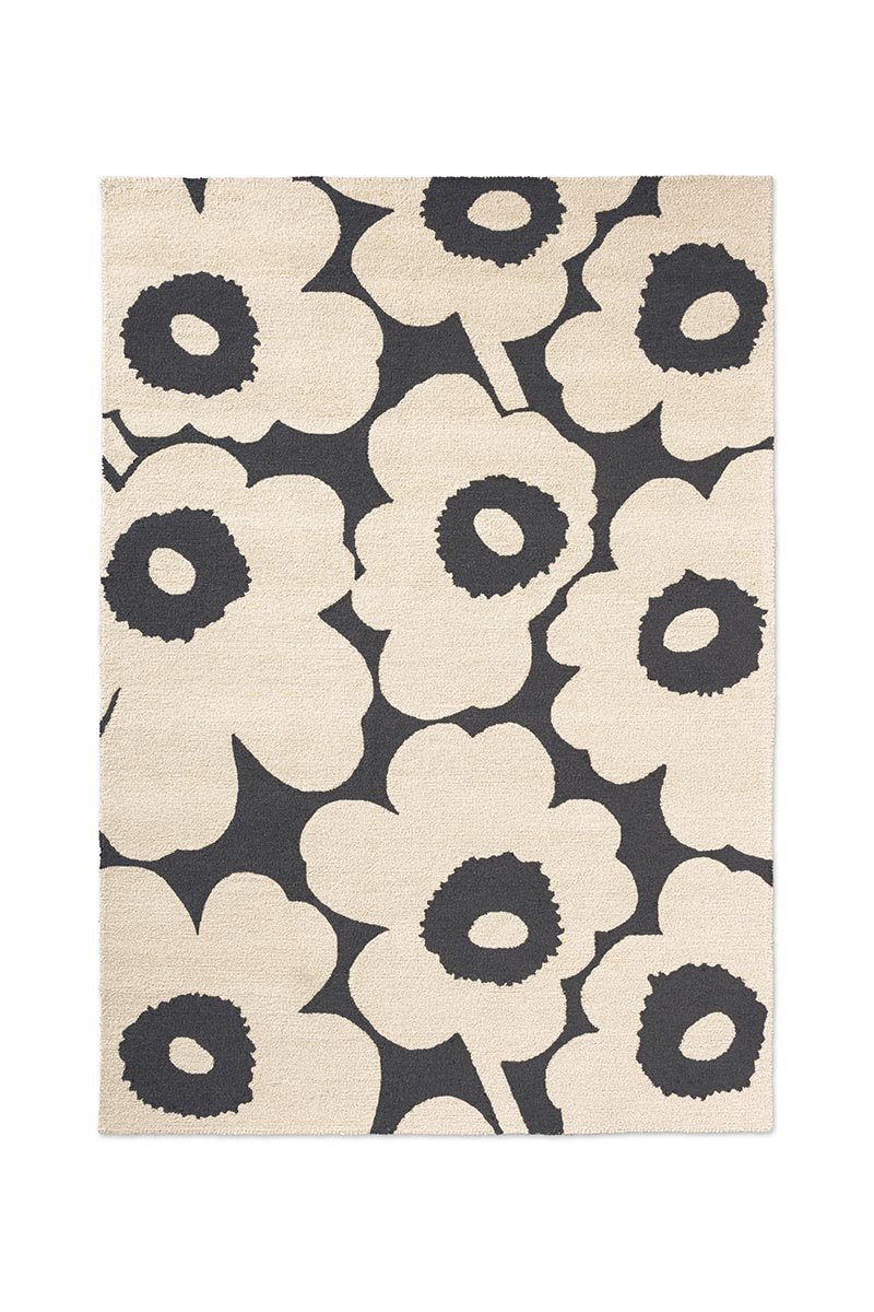 Marimekko Fiorana Charcoal White Outdoor Rug 434305