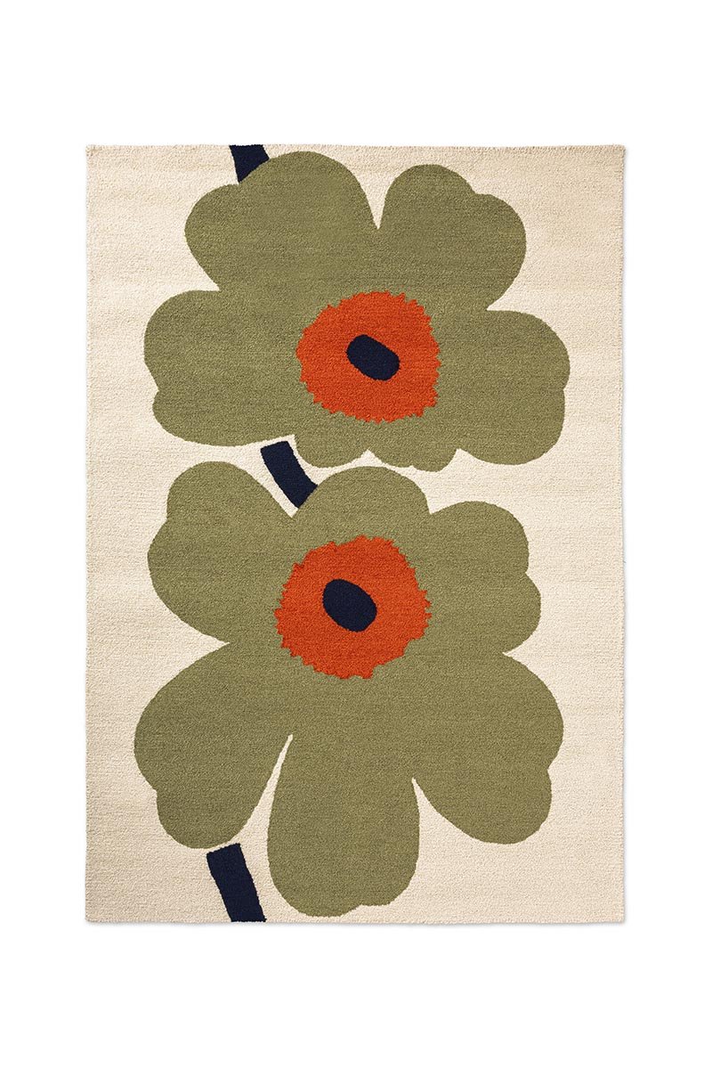 Marimekko Petalia Dusty Green Outdoor Rug 433017
