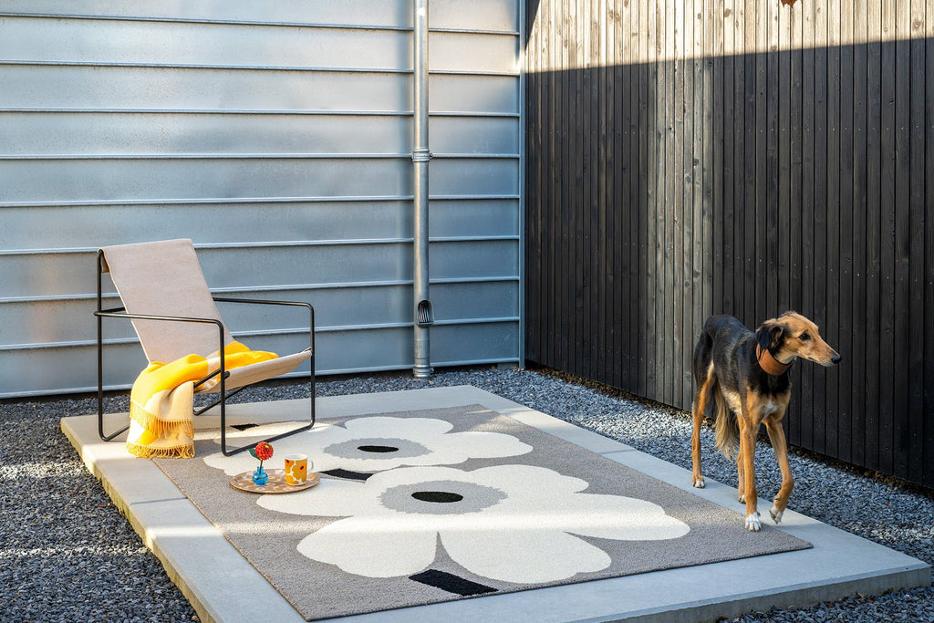 Marimekko Petalia Grey Outdoor Rug 433004