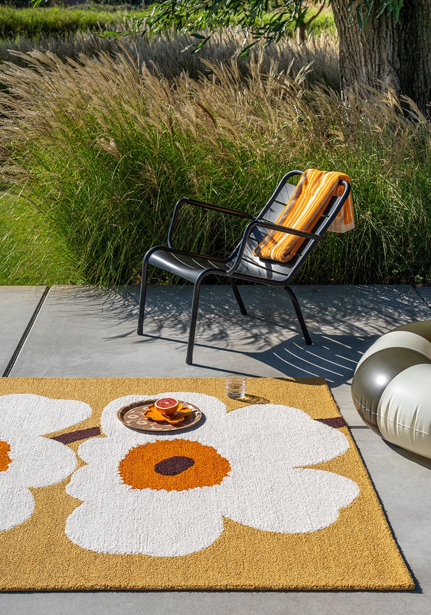 Marimekko Petalia Honey Outdoor Rug 433001
