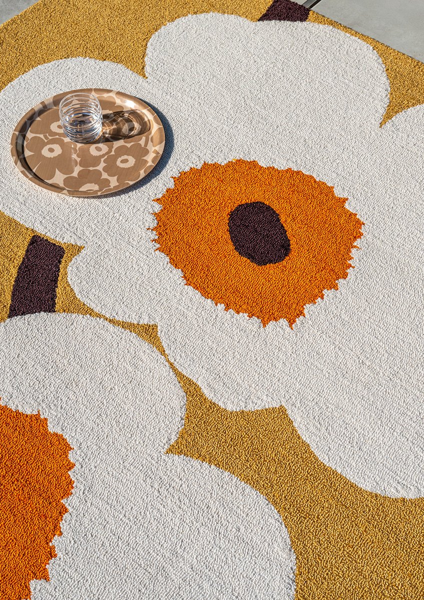 Marimekko Petalia Honey Outdoor Rug 433001