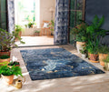 Morris & Co Acanto Indigo Outdoor Rug 427318