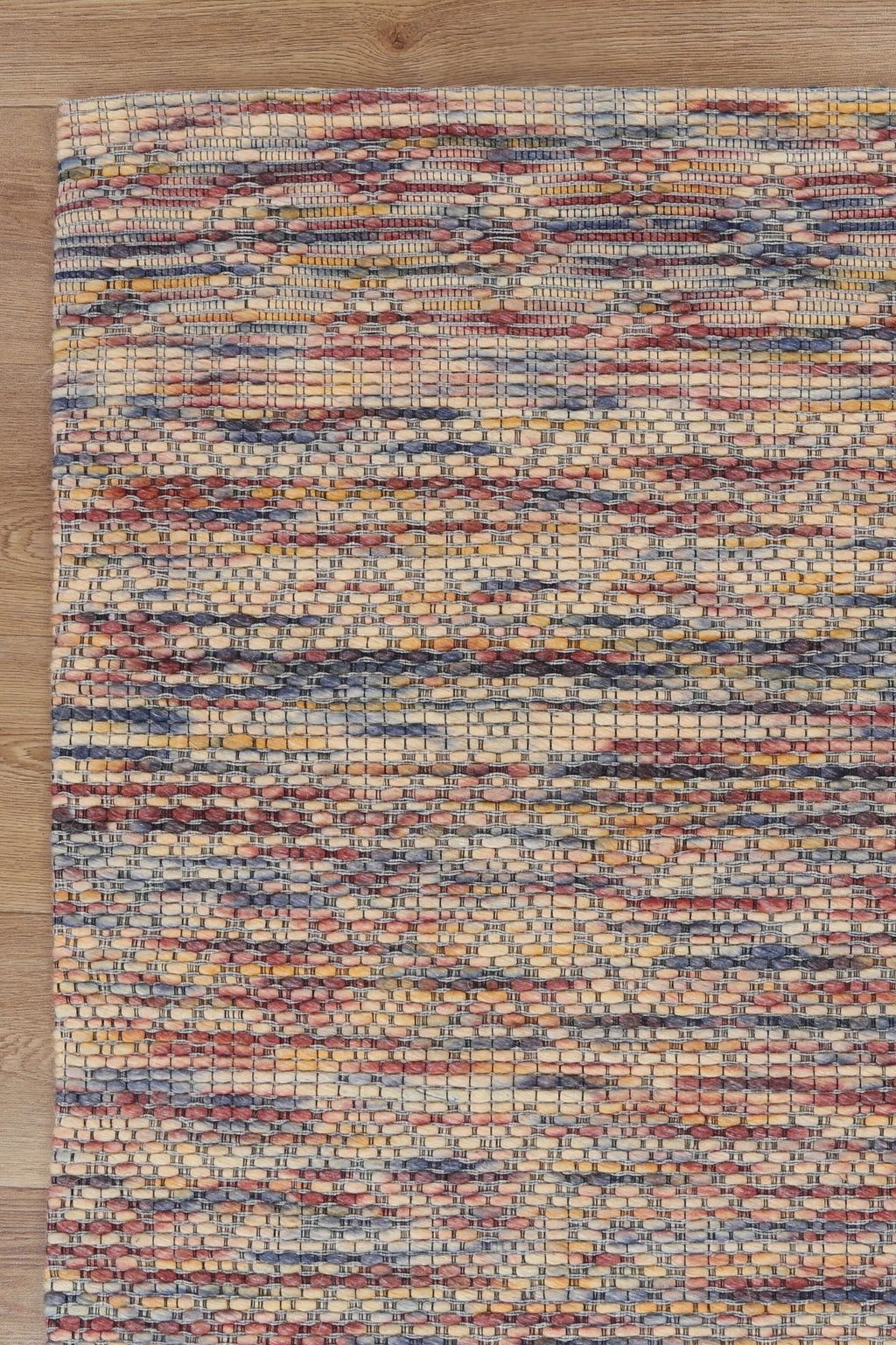 Copacabana Chevron Multi Wool Rug texture