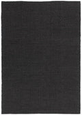 Nature BLACK WOOL RUG wool rug – main product image