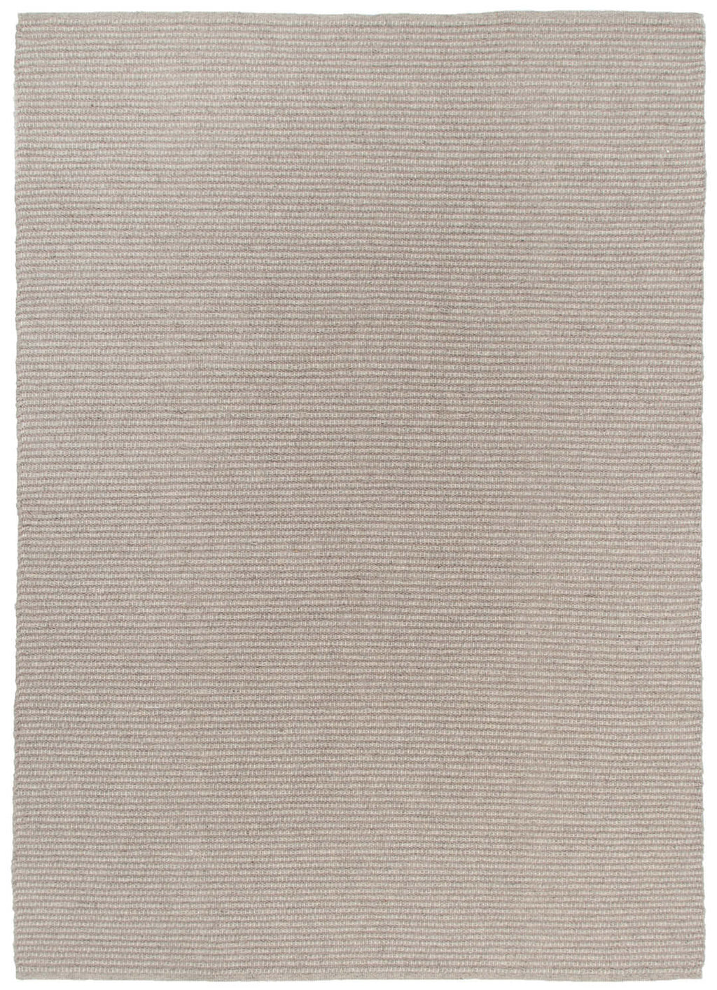 Nature Oatmeal recycled wool rug - full view