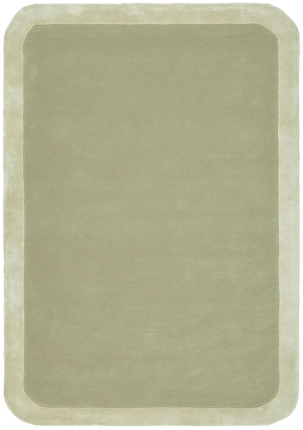 Orlo Sage Border Wool Rug - full rug