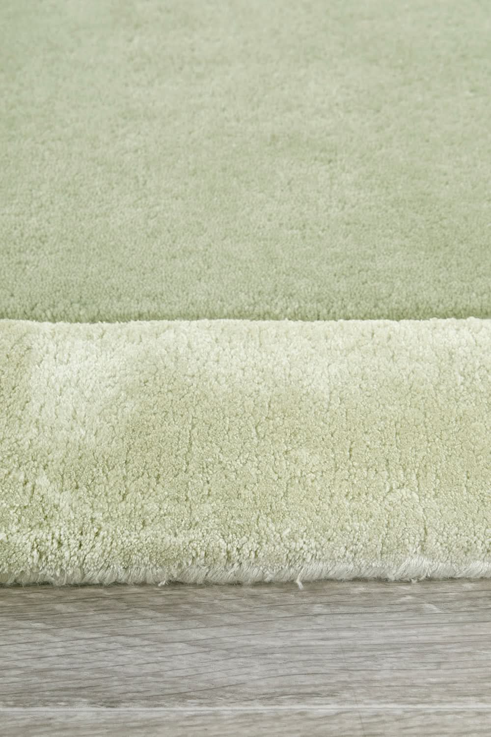 Orlo Sage Border Wool Rug - texture detail 2