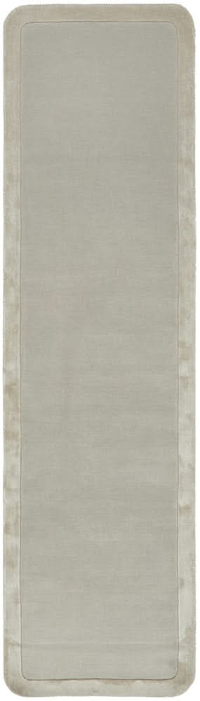 Orlo Silver Border Wool Rug - matching hallway runner