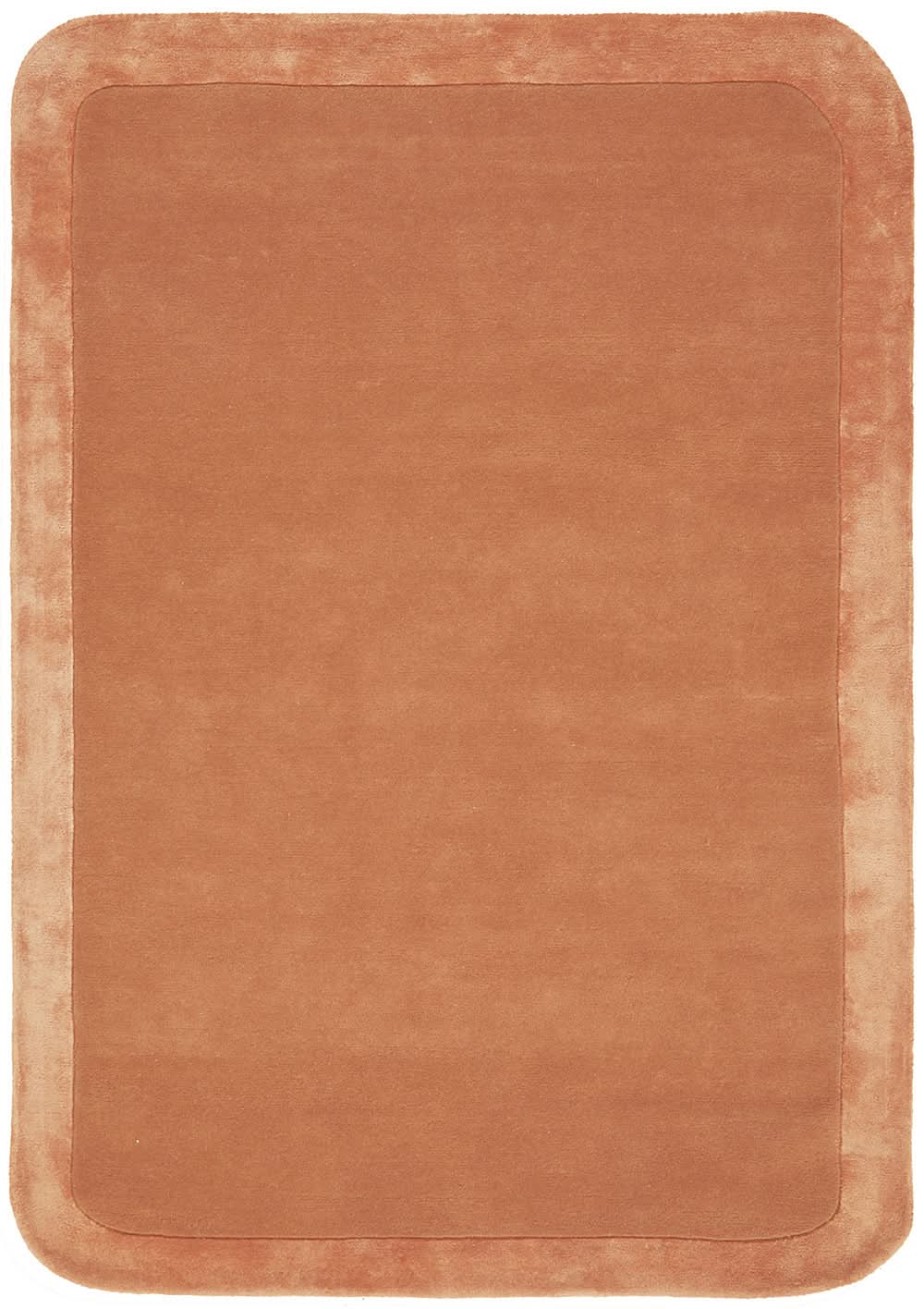 Orlo Spice Border Wool Rug - full rug