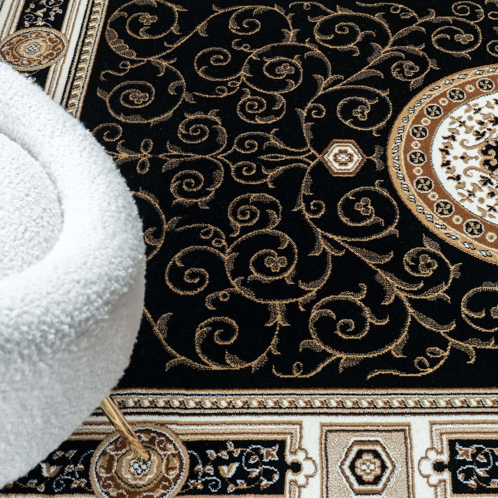 Estate 511 Black Turkish Rug