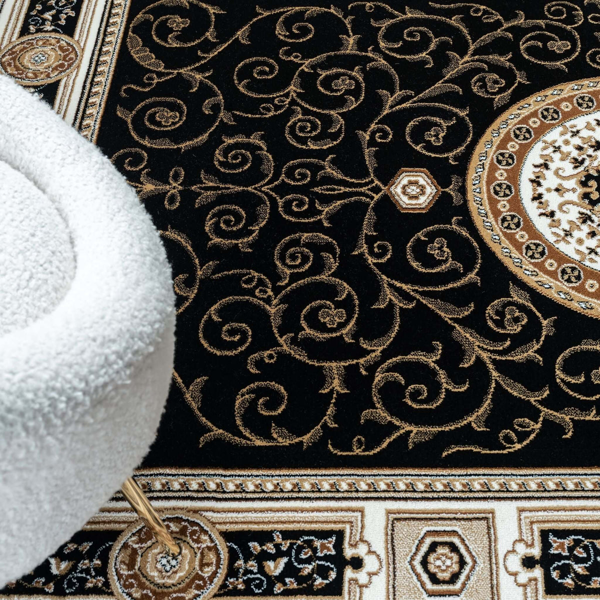 Estate 511 Black Turkish Rug