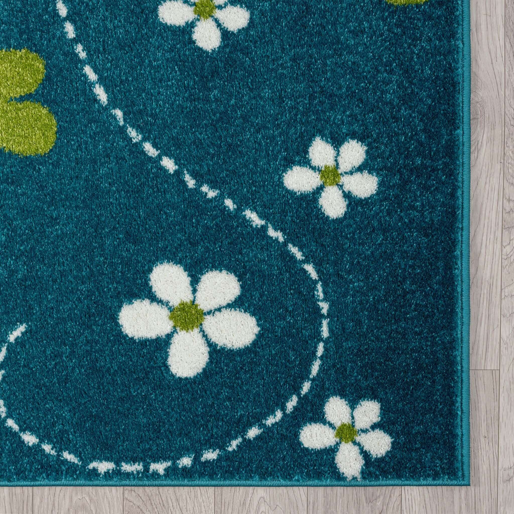 Kidsville 572 Blue Turkish Rug