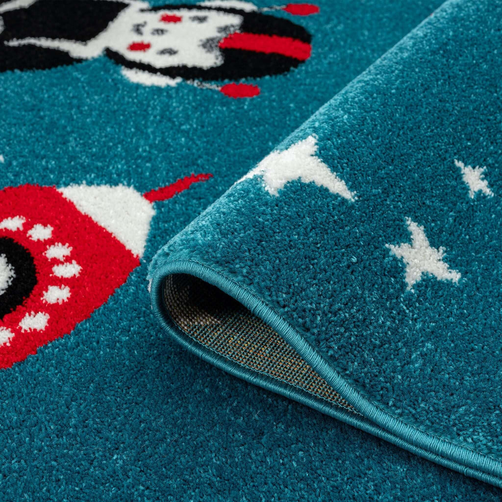 Kidszone 587 Blue Turkish Rug