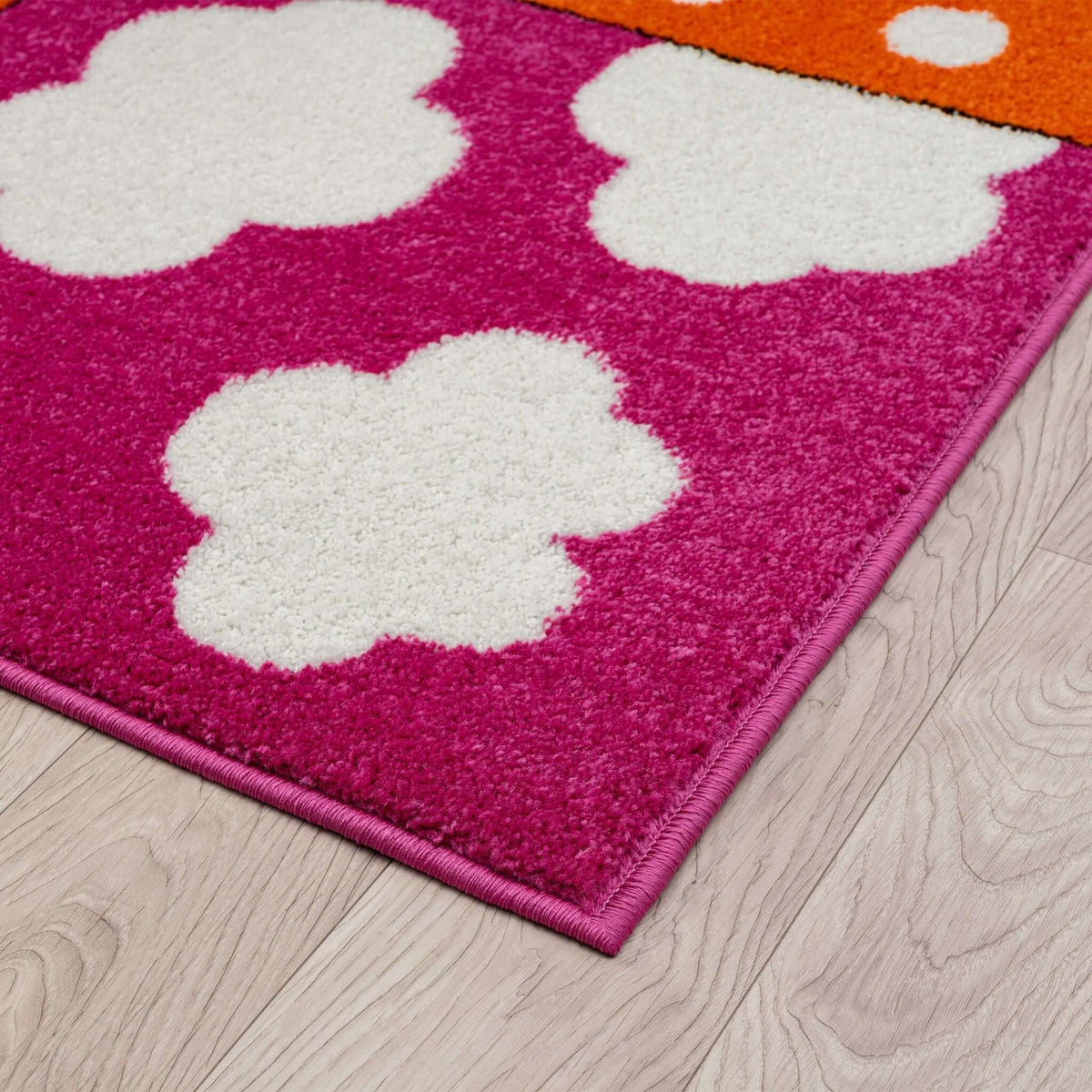 Kidsville 573 Pink Turkish Rug