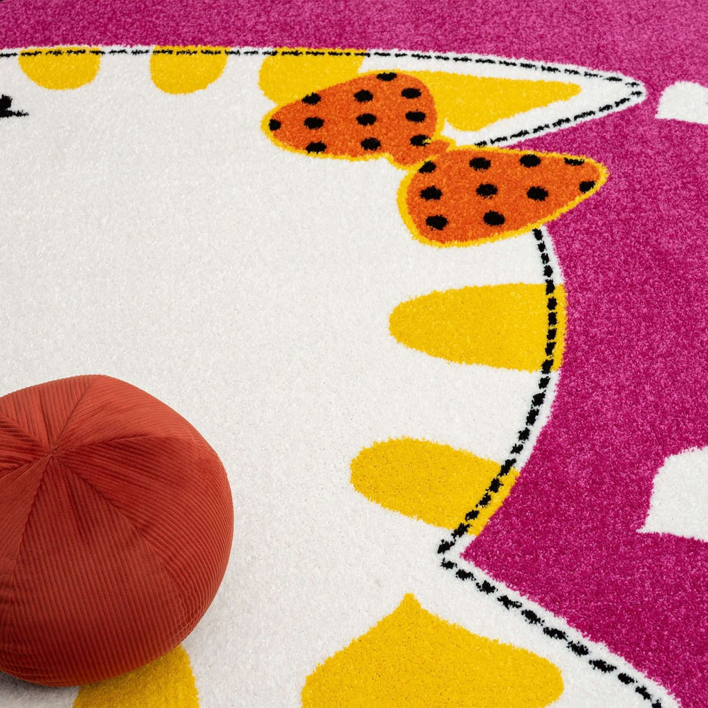Kidsville 571 Pink Turkish Rug