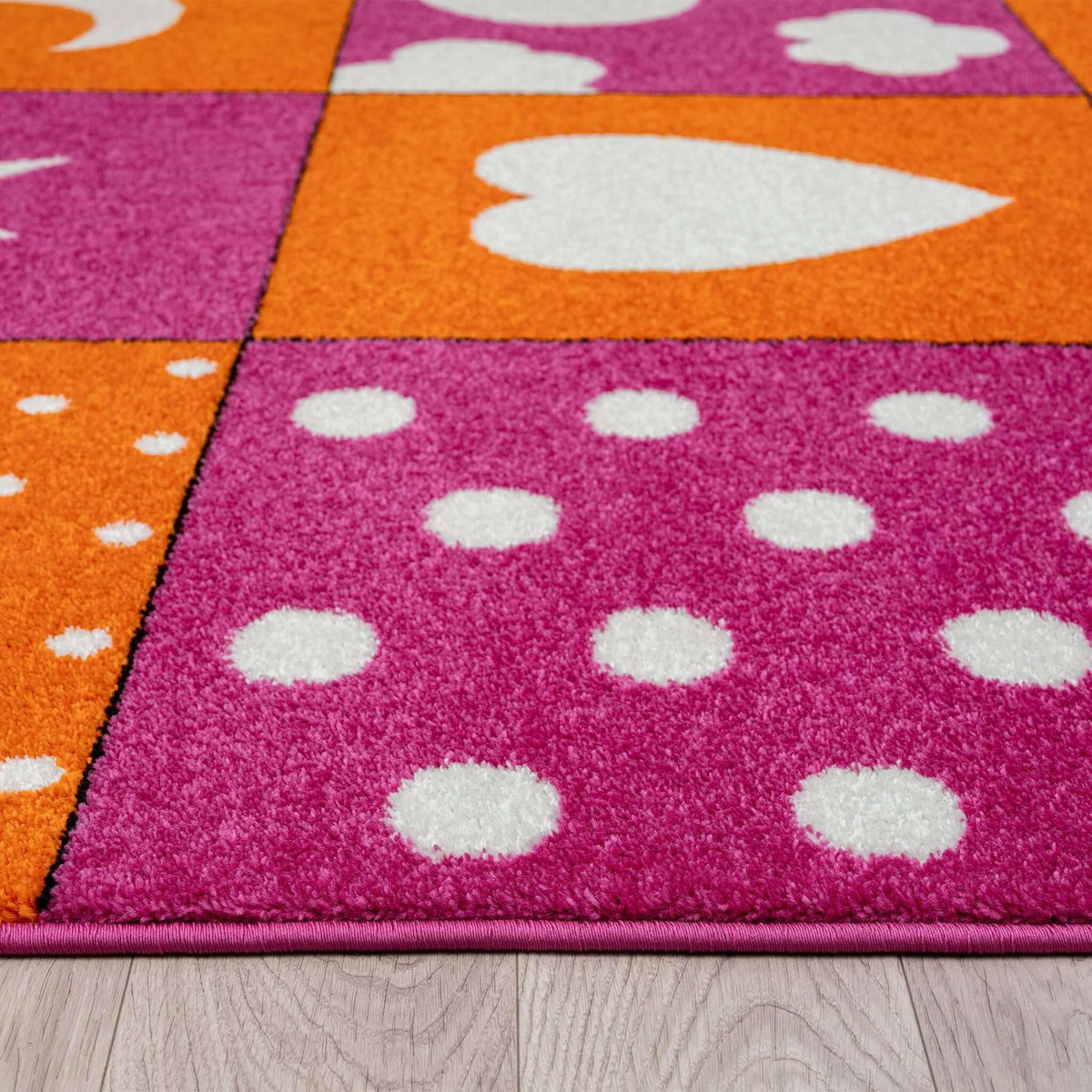 Kidsville 573 Pink Turkish Rug