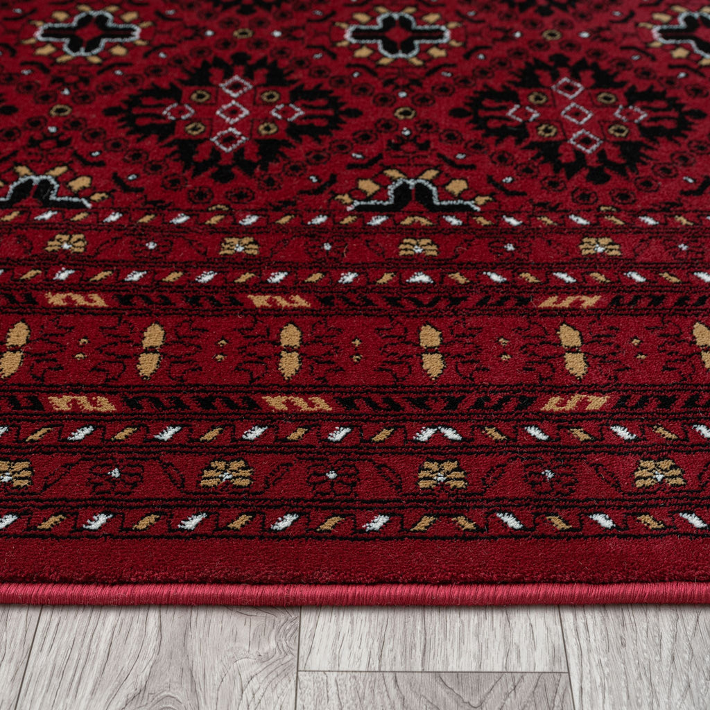 Royal 521 Red Traditional Hallway Runner