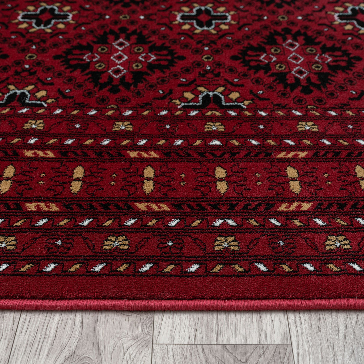 Royal 521 Red Traditional Hallway Runner